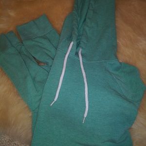 XL Teal Crop Hoodie✨